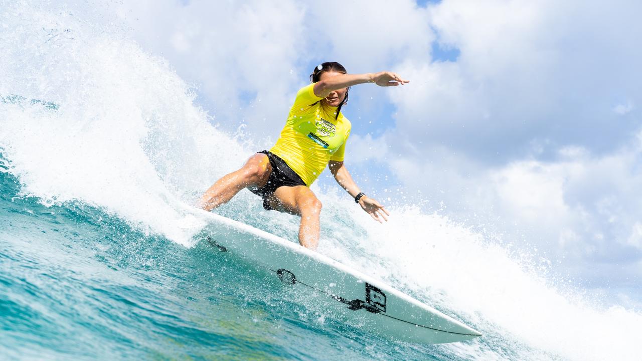 Action from day one at the 2022 Usher Cup at Snapper Rocks. Picture credit: Lucas Palma @skids.com.br