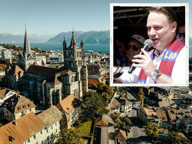 Lord Mayor Adrian Schrinner visited Lausanne, Switzerland, for the world Olympic cities meeting.