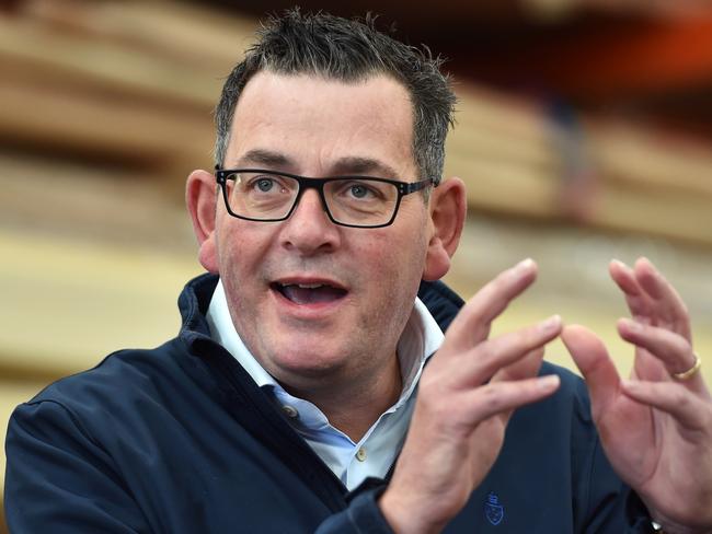 Daniel Andrews’ claims have been shot down by economists. Picture: Nicki Connolly