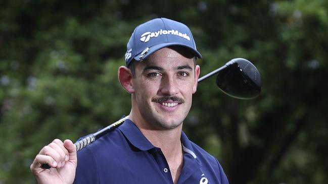 AFL Crows Forward Taylor Walker ready to play in the Blitz Golf Tournament at Glenelg on Sunday. Picture SARAH REED