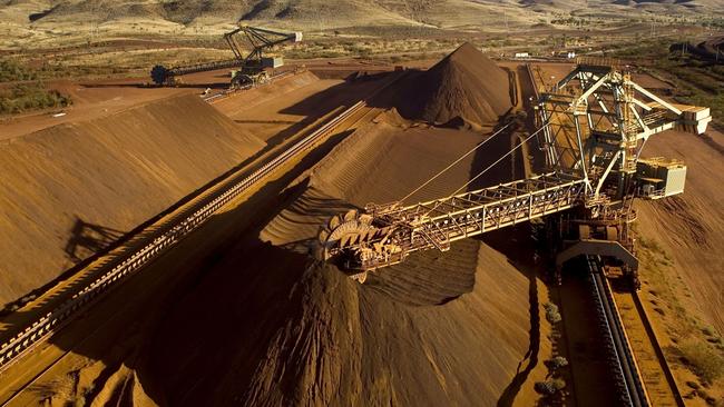 The ongoing argument over the extent of Rio’s underpayments under the Yandicoogina Land Use Agreement risks overshadowing the 25th anniversary of the landmark royalty deal in March. Picture: AFP/Rio Tinto