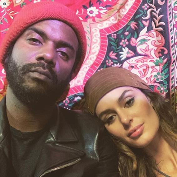 Musician Gary Clark Jr and Aussie supermodel Nicole Trunfio. Picture: Instagram