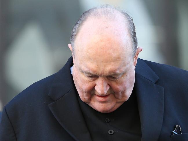 Archbishop Philip Wilson arrives at Newcastle Local Court in Newcastle, Tuesday, May 22, 2018. The Adelaide Archbishop is accused of concealing abuse in the NSW Hunter Valley region in the 1970s. (AAP Image/Peter Lorimer) NO ARCHIVING