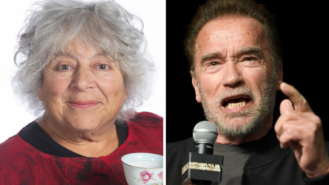 Miriam Margolyes and Arnold Schwarzenegger starred in a movie together.