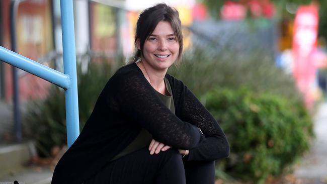 Emma Barlow, in Ringwood, Victoria, yesterday. ‘There’s so much work to do and it’s growing every day,’ she says. Picture: David Geraghty