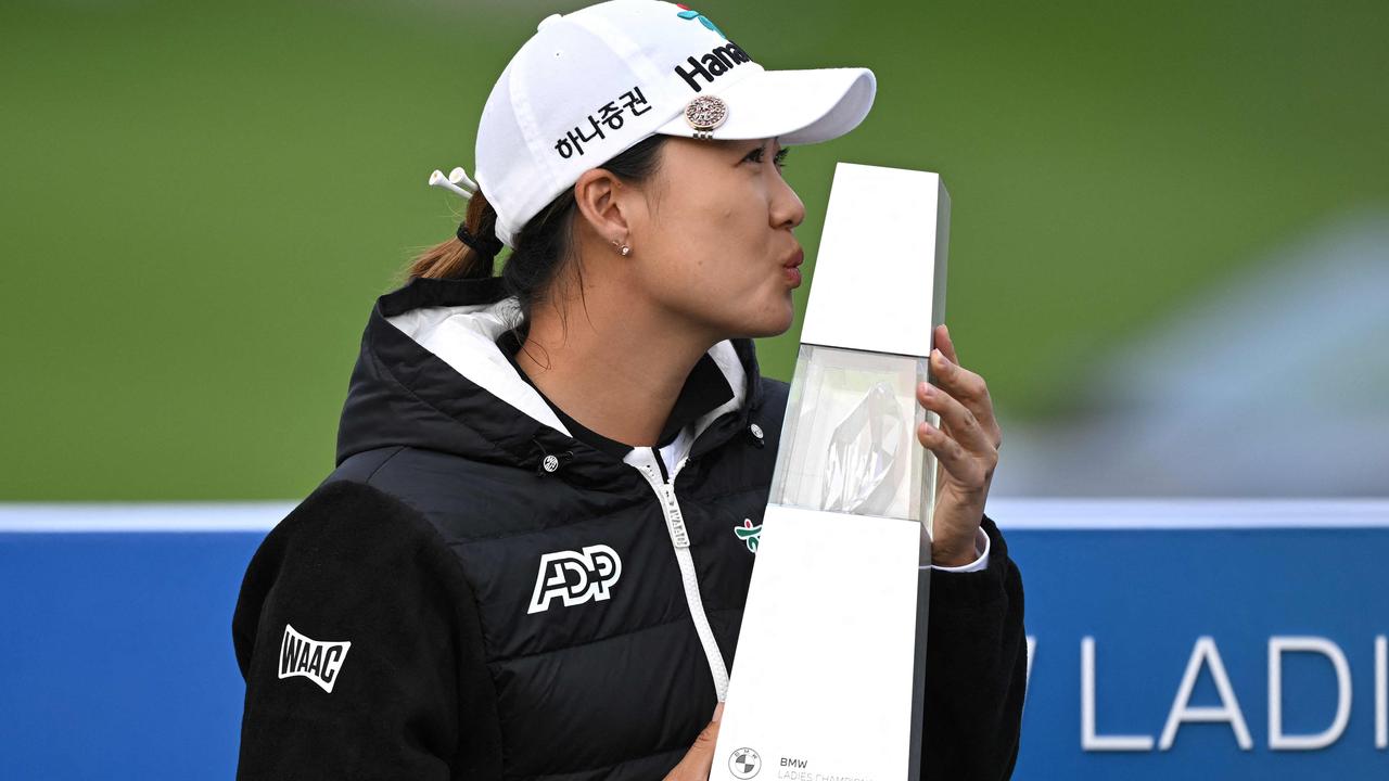 Lee is just the third Australian to win 10 LPGA events. Picture: Jung Yeon-je / AFP