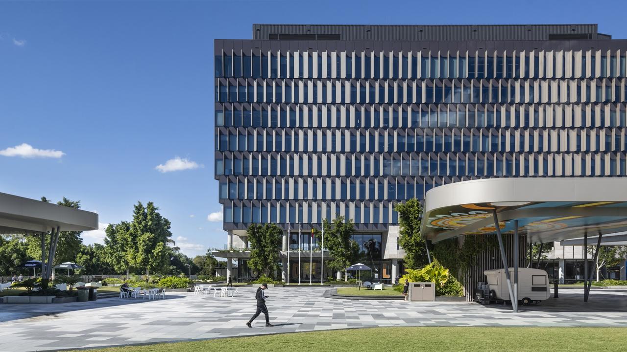 The Ipswich Children's Library is on the ground floor of the new $125 million council administration building.