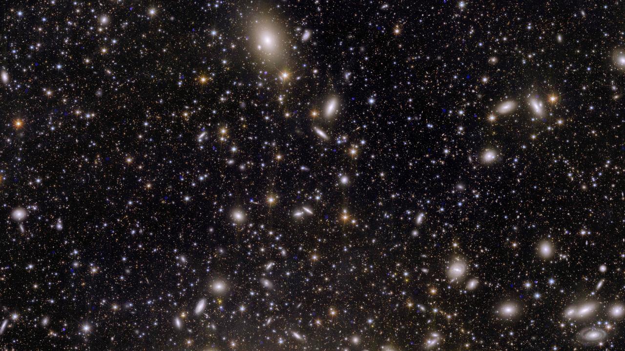 About 1000 galaxies were captured from the Perseus Cluster. Picture: ESA/Euclid/Euclid Consortium/NASA/AFP