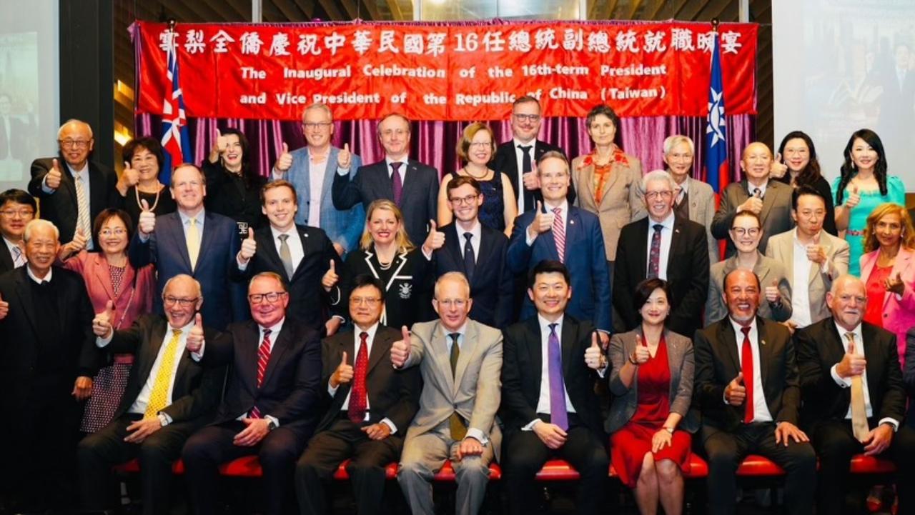 Ten politicians attended an event in May to celebrate the inauguration of Taiwan's new president. Four days later, they all received a letter from the Chinese Consulate in Sydney criticising their attendance. Picture: Supplied