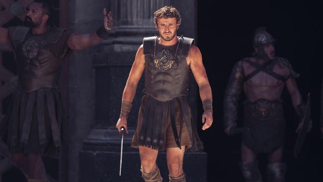 The preparation for a fight at gladiator school was rather like Mescal’s preparation for his role.