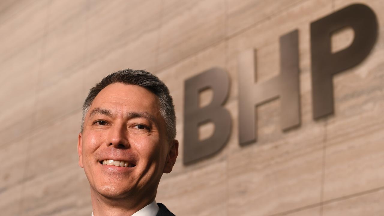 BHP CEO Mike Henry. (AAP Image/James Ross)