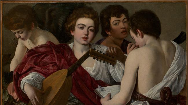 Caravaggio, The Musicians, 1597, New York, Metropolitan Museum