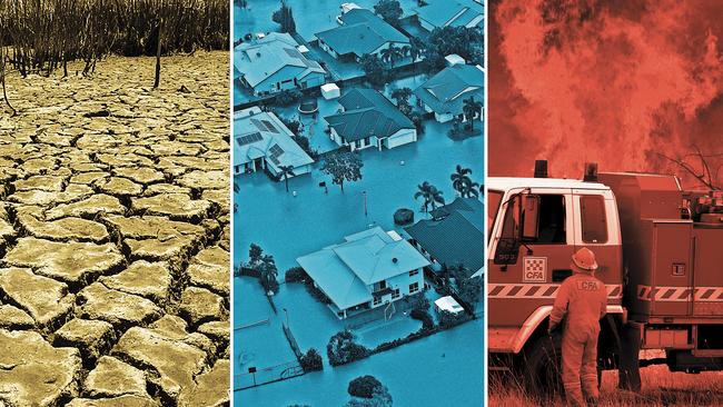 Drought, floods and bushfires — some of the events Australia encounters due to extreme weather.