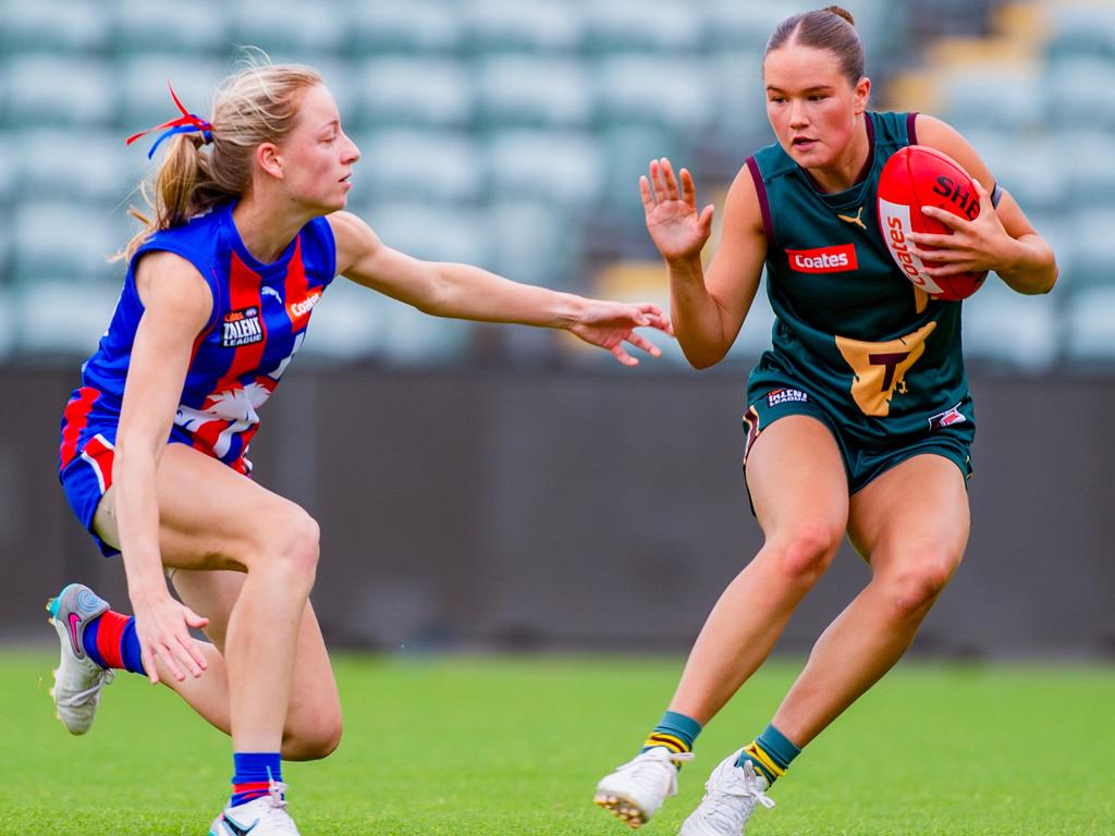 Heidi Preshaw is a player to watch this season for Clarence. Picture: Solstice Digital/ Floyd Jones