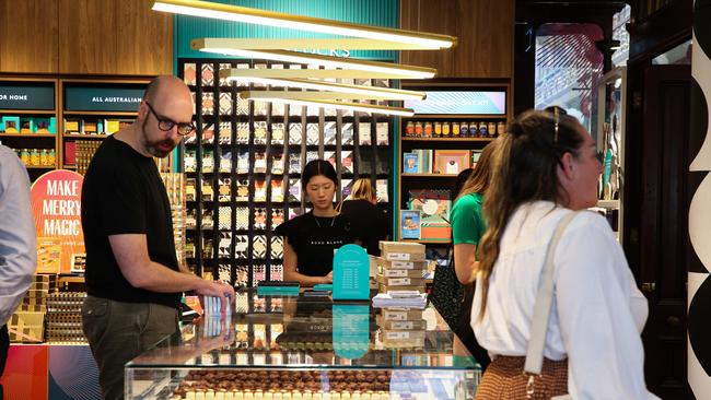 People are seen shopping in Pitt street Mall in Sydney ahead of Christmas. Picture: NewsWire/ Gaye Gerard