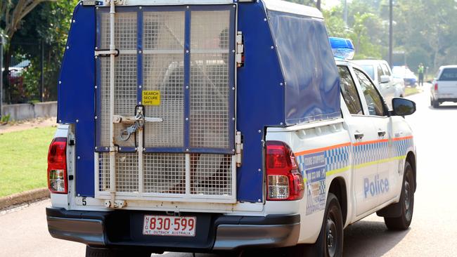 Amnesty International objects to the use of police cages, or ‘paddy wagons’, for kids. Picture: Patrina Malone