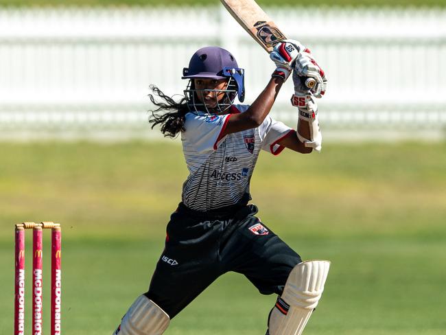 Shiloh Julien (UTS North Sydney), NSW Women's Premier Cricket, Brewer Shield, grand final 19 March 2023, Sydney v UTS North Sydney at Birchgrove Oval. Picture: Cricket NSW.