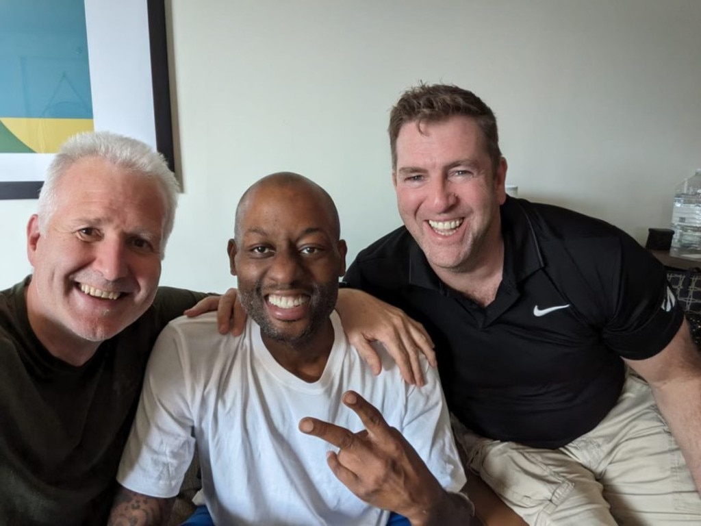 Australian basketball legend Andrew Gaze, Corey 'Homicide' Williams and five-time NBL championship-winning coach Trevor Gleeson.