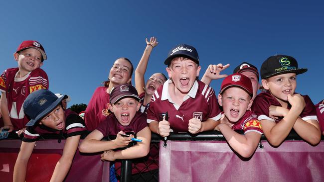 Queensland fans. Picture Lachie Millard
