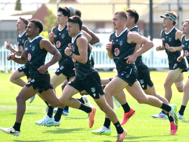 Port Adelaide training at Alberton. 29 November 2024. Picture: Dean Martin