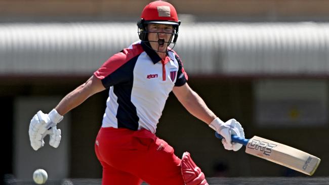 Jordan Wyatt keeps his eye on the ball for the DDCA. Picture: Andy Brownbill