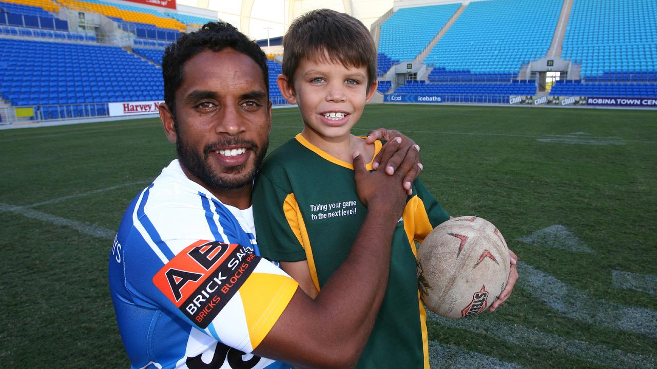 Preston and Jayden together at Robina in 2009.