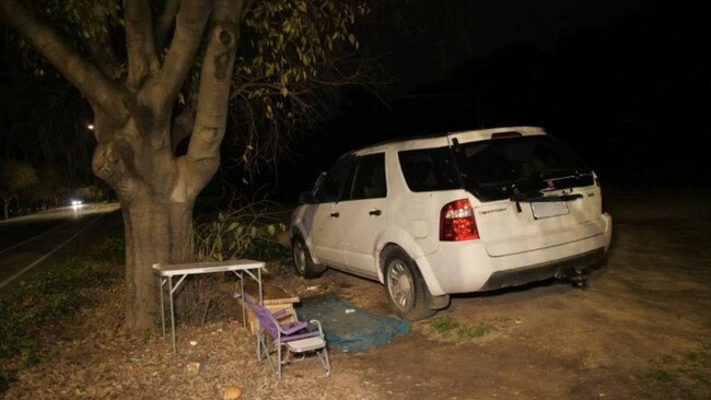 He and his wife have been living out of a car in North Adelaide for more than six months. Picture: 7 News