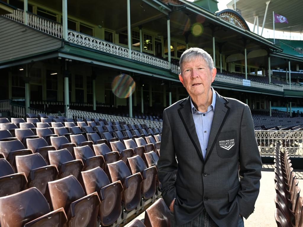 Former Daily and Sunday Telegraph sports journalist Ian Heads at his induction into the Rugby League Hall of Fame. Picture: Grant Trouville / NRL Imagery