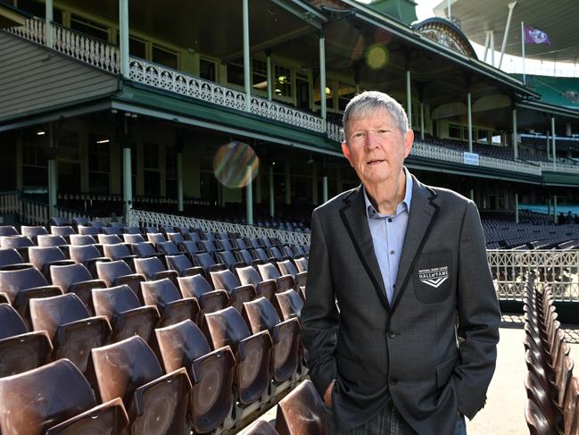 Former Daily and Sunday Telegraph sports journalist Ian Heads at his induction into the Rugby League Hall of Fame. Picture: Grant Trouville / NRL Imagery