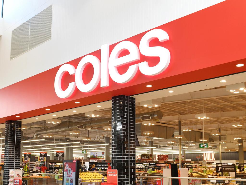 Coles was found to be the most expensive when tested by secret shoppers purchasing 14 staple items across the country. Picture: Shae Beplate.