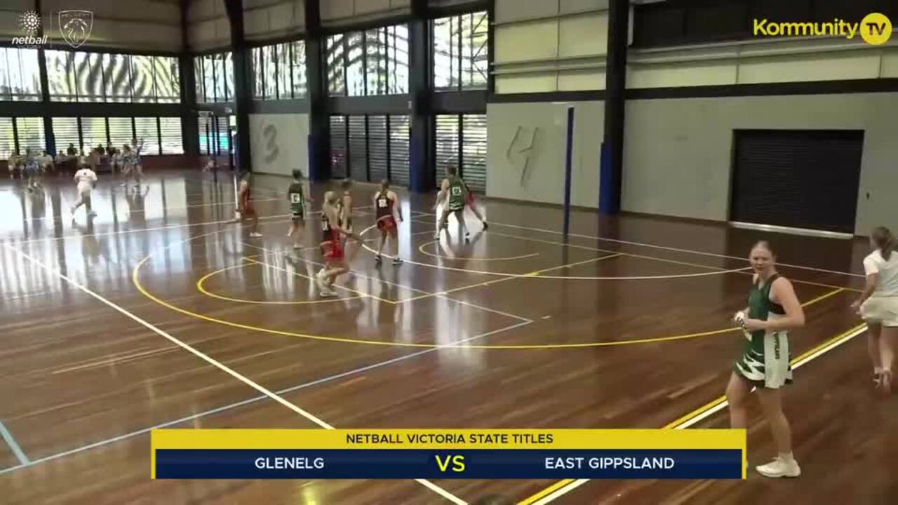 Replay: Glenelg v East Gippsland (Open)—2025 Netball Victoria State Titles Day 2