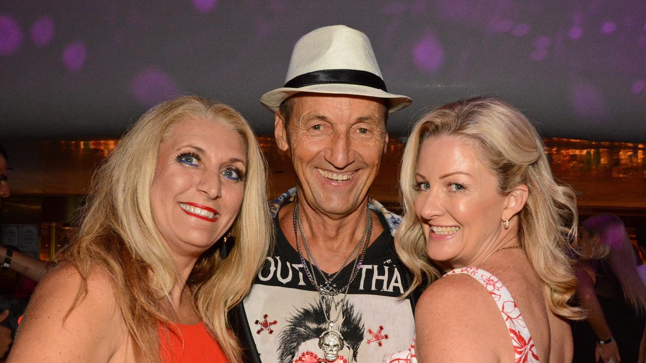 Sandra Aylmer, Peter Sun and Belle Sinclair at NYE celebrations at Nineteen at The Star Gold Coast.Picture: Regina King.