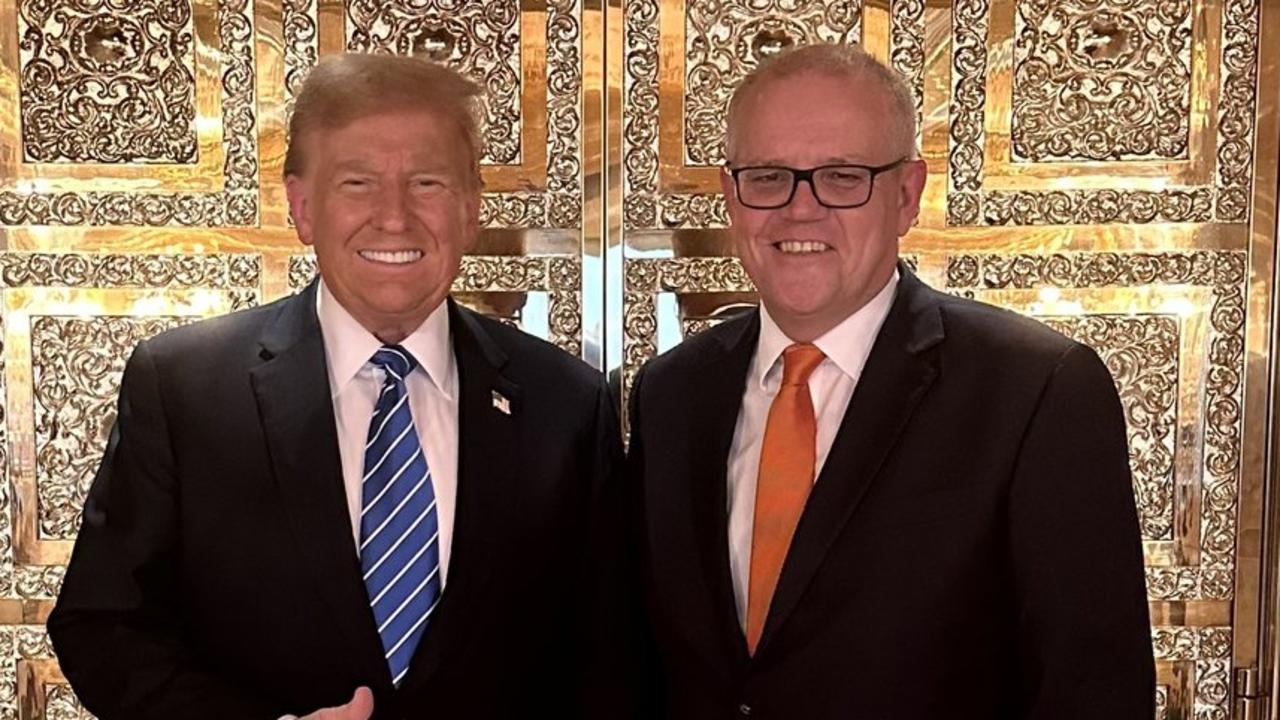 Mr Morrison says Australia could play a role in US President Donald Trump’s ‘Golden Dome’. Picture: Twitter