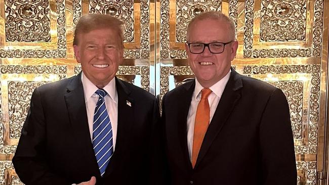 Mr Morrison says Australia could play a role in US President Donald Trump’s ‘Golden Dome’. Picture: Twitter