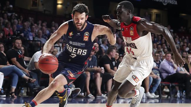 White in action for the 36ers earlier this season. Picture: Sarah Reed