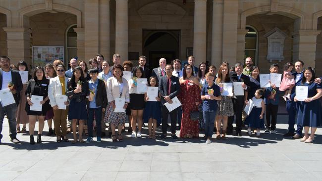 SDRC welcomed 40 new Australian citizens. Photo: Contributed