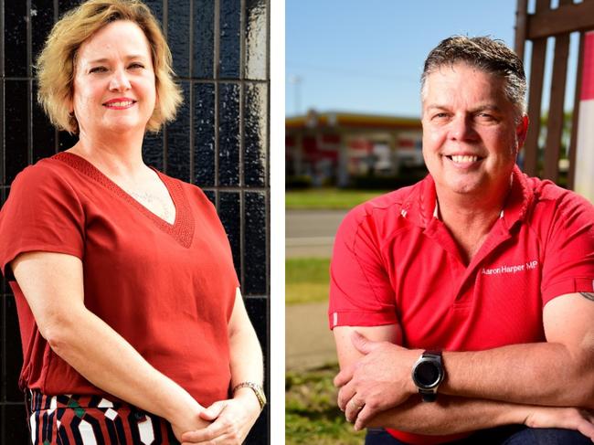 THURINGOWA: (From left) KAP Julieanne Wood, Labor Aaron Harper, LNP Natalie Marr.