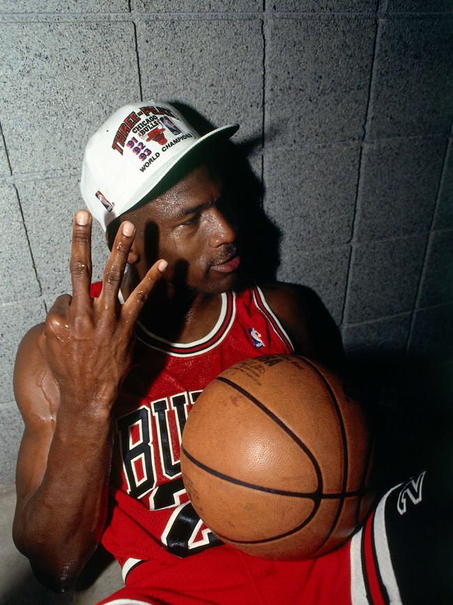 Jordan has the rings. Photo by Andrew D. Bernstein/NBAE via Getty Images