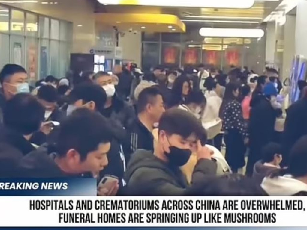 Reports of hospitals being overrun with patients has brought back bad memories of the Covid pandemic. (Picture: Decoding China)