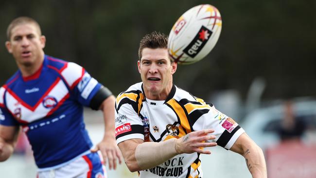 Brown playing for Cessnock in 2013.