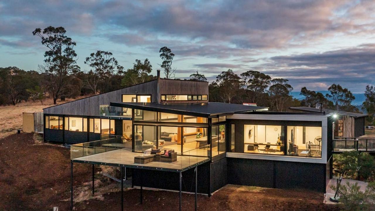 <a href="https://www.realestate.com.au/property/274-acton-dr-acton-park-tas-7170/">274 Acton Drive, Acton Park,</a> Tasmania’s deck is perched at the high point for maximum views.