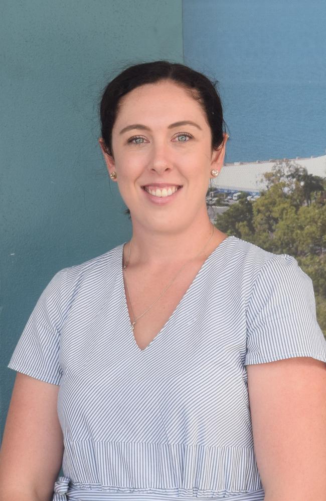 Save Gladstone Maternity Ward advocate, Jemma Manwaring at a protest held outside local MP, Glenn Butcher's office. Picture: Nilsson Jones