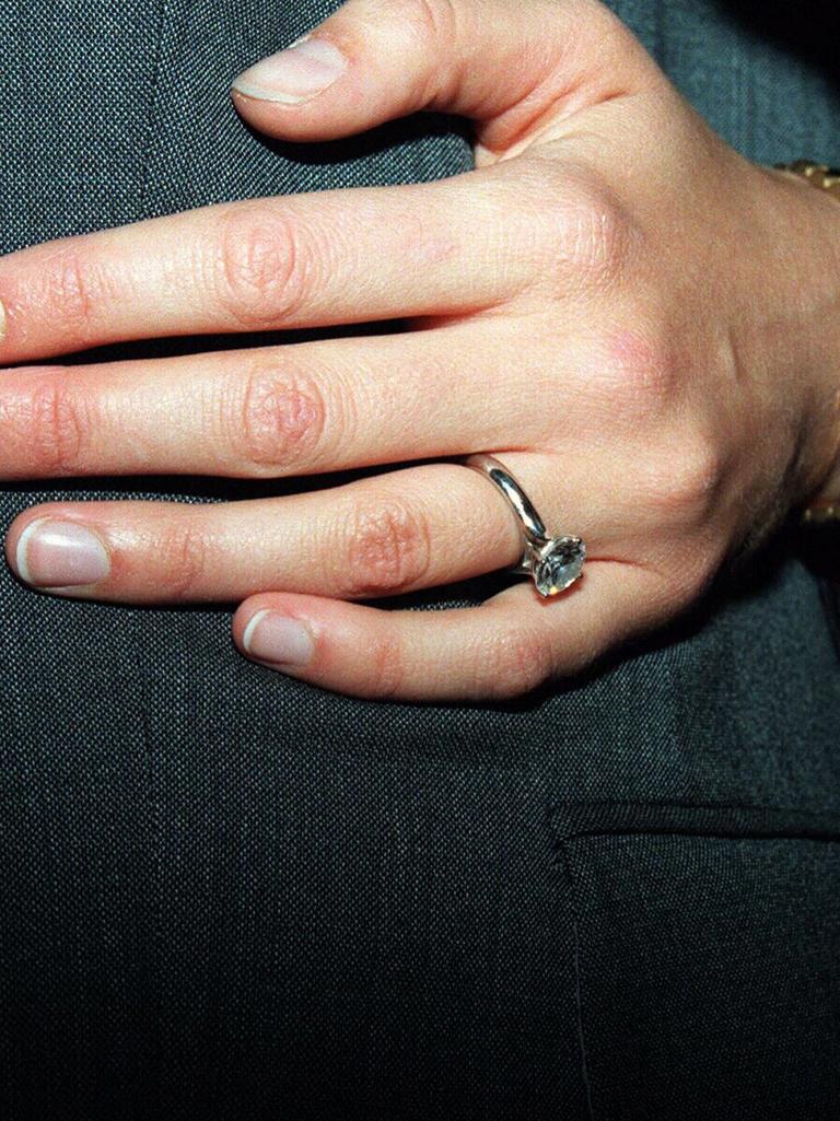 Kate Fischer’s engagement ring was valued at about $250,000.