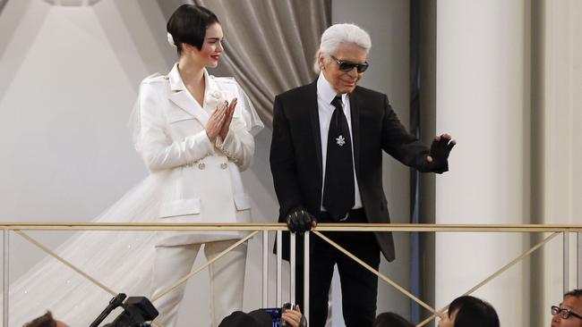 Fantasy ... Kendall and Karl at the end of the show. Picture: Getty Images.