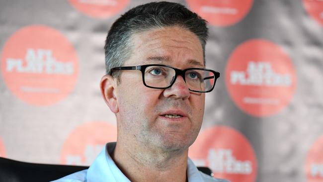 AFLPA chief Paul Marsh wants answers from the AFL. Picture: AAP