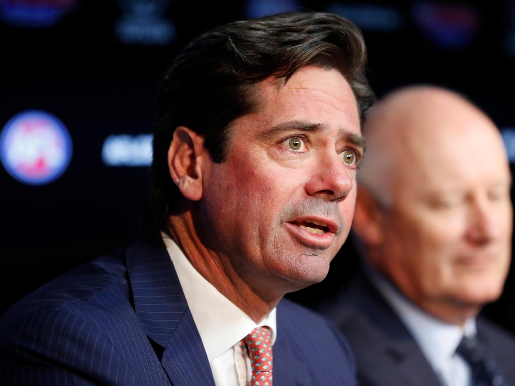 Gillon McLachlan wants to ensure the investigation into Hawthorn has as much time as it needs. Picture: Martin Keep/AFL Photos/AFL Photos via Getty Images