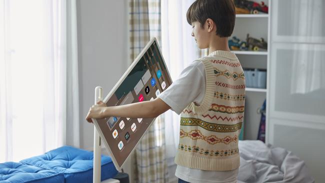 LG StandyByME is a movable and adjustable screen.