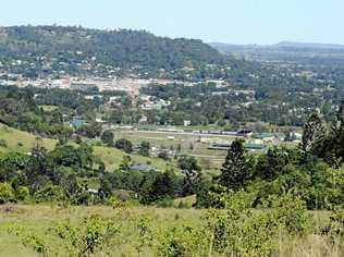 View of Lismore from the North Lismore Plateau. Photo Cathy Adams / The Northern Star. Picture: Cathy Adams