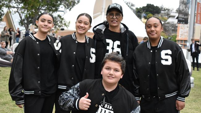 Families & friends enjoy a Friday night out at the Unlock the Block event at Darcy Doyle Place, Ipswich, on August 12, 2022. Picture: Peta McEachern