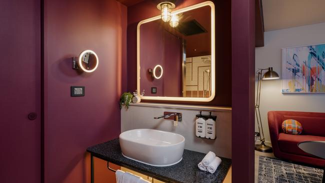 Washroom nook in a king suite.